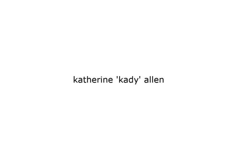 katherine kady allen