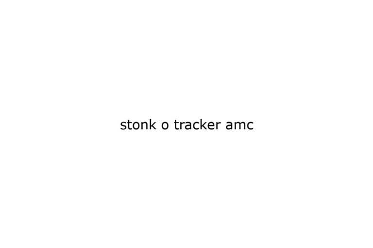 stonk o tracker amc