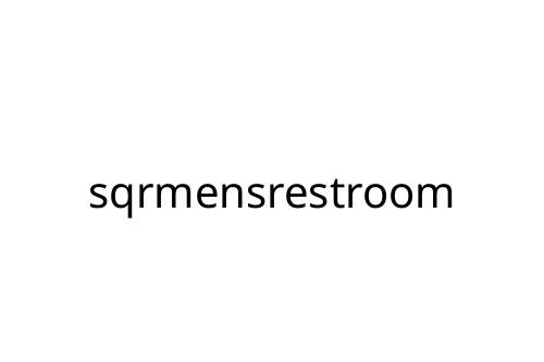sqrmensrestroom