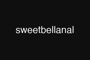 sweetbellanal