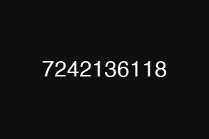 7242136118