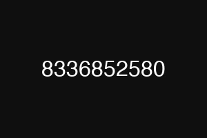 8336852580