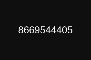 8669544405